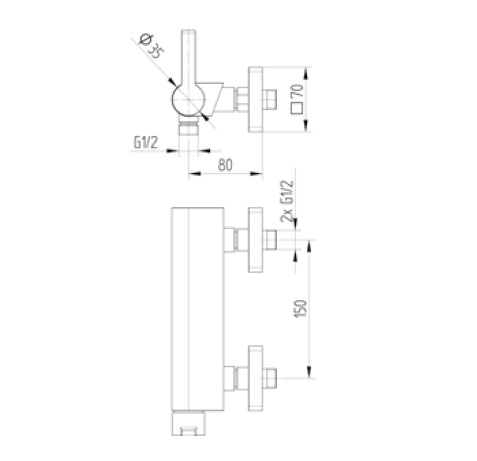 Avenarius AP-Brause-Einhand-Mischbatterie 2306200040