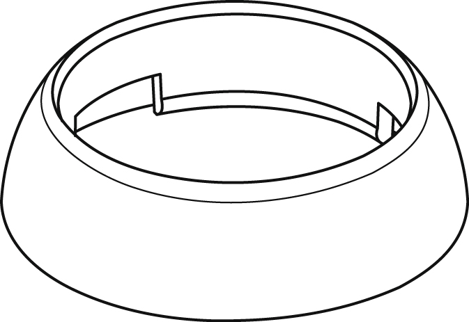 Ideal Standard Abdeckkappe, chrom B964697AA