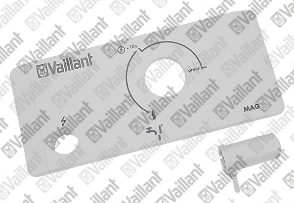 Vaillant Blende für Gas-Durchlaufwasserheizer MAG 9/2 XZ 077931