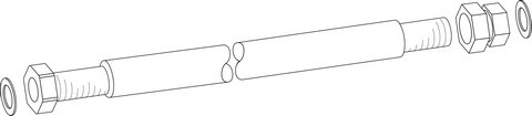 Bosch / Buderus Rohr Wellrohr G1 87186694430