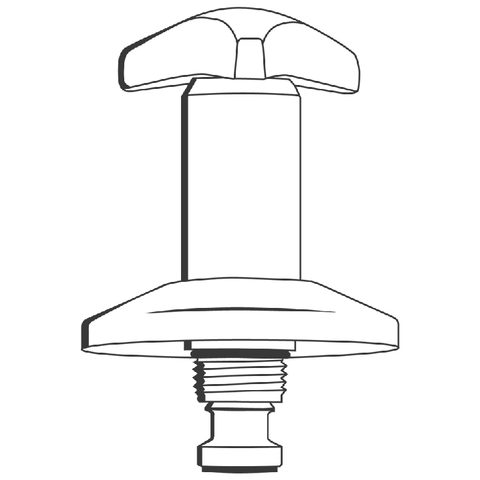 Grohe Oberteil für Unterputz-Ventile Trecorn Griff mit Markierung rot 1/2" chrom 11502000