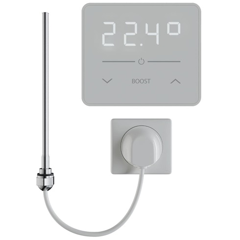 Arbonia Bagnotherm Watt H: 1.200 B: 900mm, max. P: 1200W, weiß, WWS weiß, links E3E1012900101XA