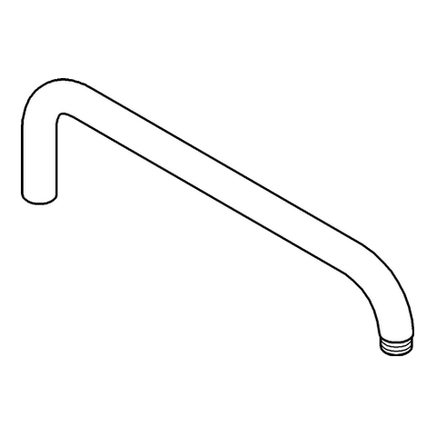 Grohe Brausearm für Rainshower Duschsysteme Ausladung 340mm chrom 14047000