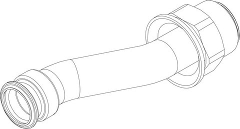 Bosch / Buderus Rohr Vorlauf Rückwand 87186660190