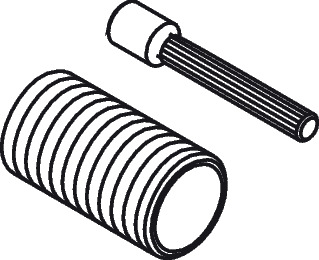 Hansgrohe Axor Gewindehülsen-Set Terrano 96349000