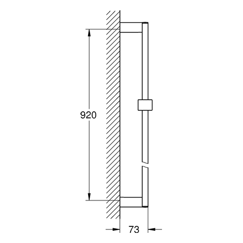 Grohe Brausestange Euphoria Cube 900mm chrom 27841000