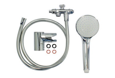 Vaillant Umschaltweiche inkl. Handbrause mit 1,25 m Metallschlauch für MAG 0010041896