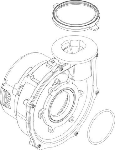 Bosch / Buderus Gebläse 8737709295