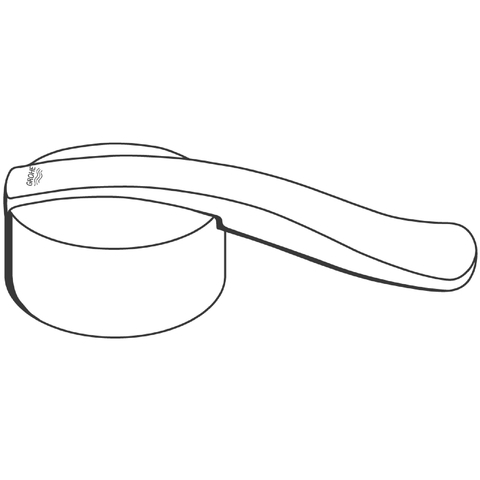 Grohe Hebel für Ectos für 46 mm-Kartusche chrom/mattchrom 46176IP0