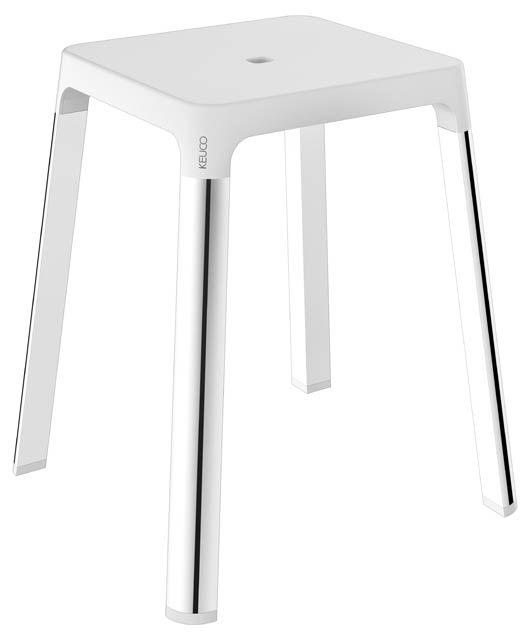 Keuco Bad Hocker AXESS verchromt weiß 35082010051