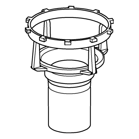 Grohe Ventilsitz mit O-Ring für Unterputz-Spülkästen mit 2-Mengen-Ablaufventil 42773000