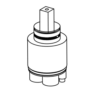 Schell Einhebelkartusche MODUS EHM mit Thermostat 021840099