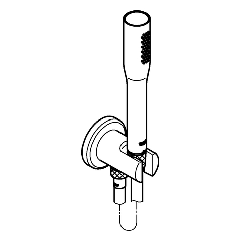 Grohe Wandhalterset Euphoria C Stick integriertem Wandanschlussbogen chrom 26404000