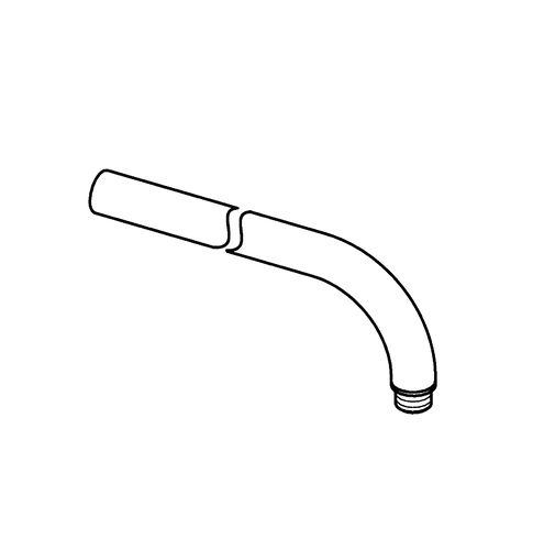 Hansa Brausearm ohne Kopfbrause G1/2 x G1/2 chrom 59913872