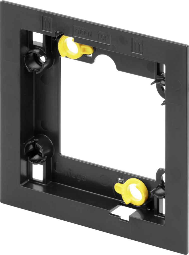 Viega Urinal-Grundrahmen 8580.25 aus Kunststoff/schwarz 786403