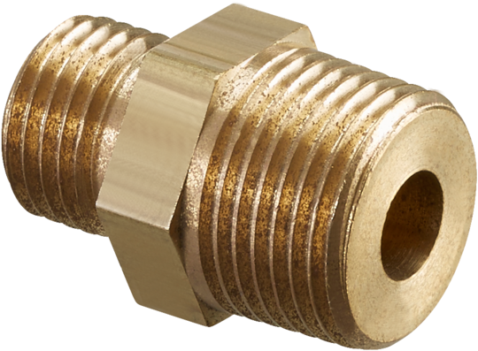 Oventrop Doppelnippel "Ofix-Oil" 1/2"AG Innenkonus x 1/2"AG 2080354