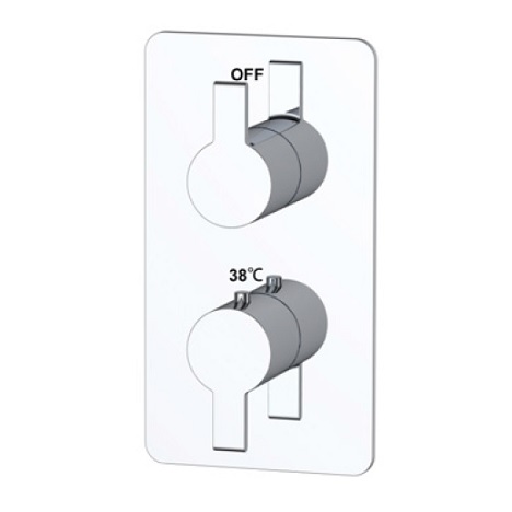 Avenarius Linie 230 UP-Thermostat-Mischbatterie mit 2-Wege-Umstellung chrom 2306528010