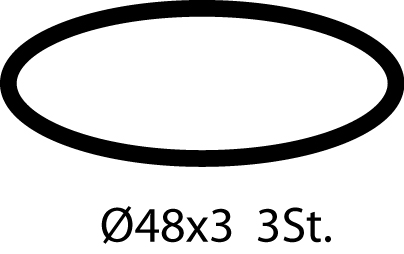 Ideal Standard O-Ring 48,00x3,00 F961021NU