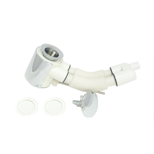 Ideal Standard Ablaufgarnitur SimplyU, mit Überlauf Ideal Flow, chrom N8326AA