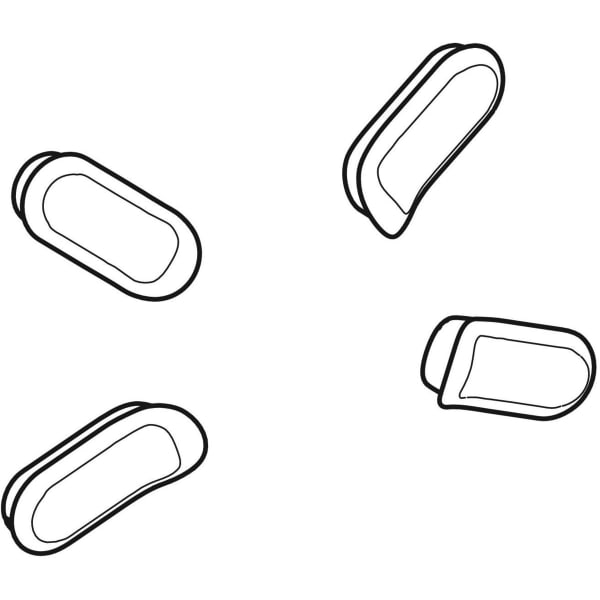 Geberit Set Puffer für WC-Sitzring (4 Stück) Levada 598024000