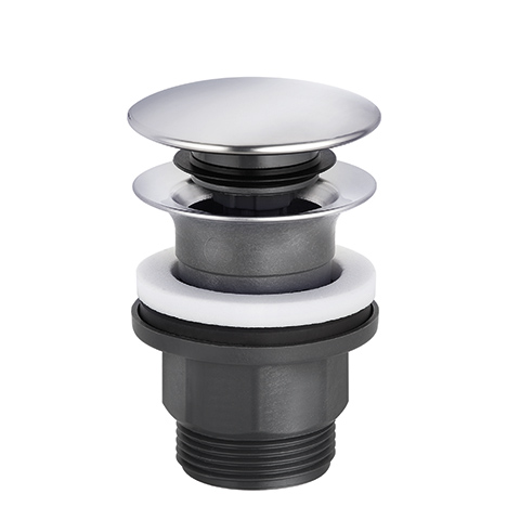 Kludi PUSH-OPEN Ablaufgarnitur G 1 1/4 für Waschtisch mit Überlauf chrom 1042605-00