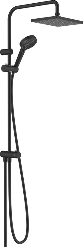 Hansgrohe Showerpipe 230 1jet Vernis Shape Reno EcoSmart mattschwarz 26289670