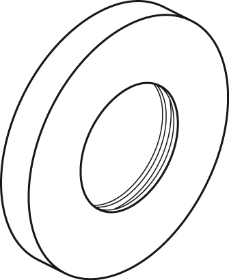 Ideal Standard Rosette, für Kartuschenseite A861234AA