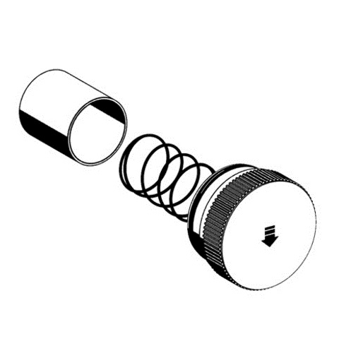 Schell Betätigungsknopf LINUS SC-M für UP-Dusche, Mischwasser, chrom 295450699