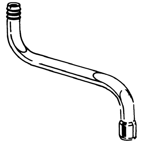 Grohe Rohrauslauf Ausladung: 200mm schwenkbar M22x1 chrom 13051000