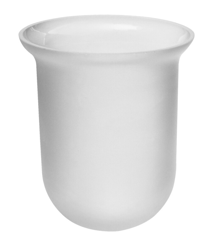 Emco Bürstenglas Rondo2, Ersatzglas zu 4515 001 01 satiniert 451500090