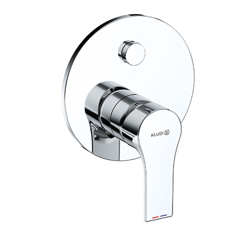 Kludi ZENTA SL UP-Wannenfüll-/Brause Einhandmischer Push mit Funktionseinheit, chrom 487590565