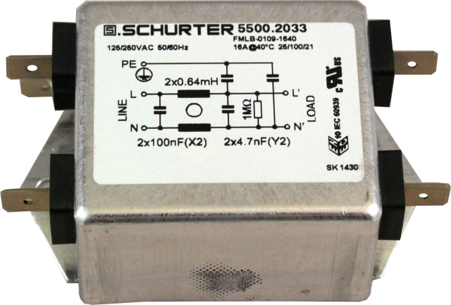 Wolf Netzfilter-1phasig-16A für MGK-2-390-630 ab 02/2013 2745501