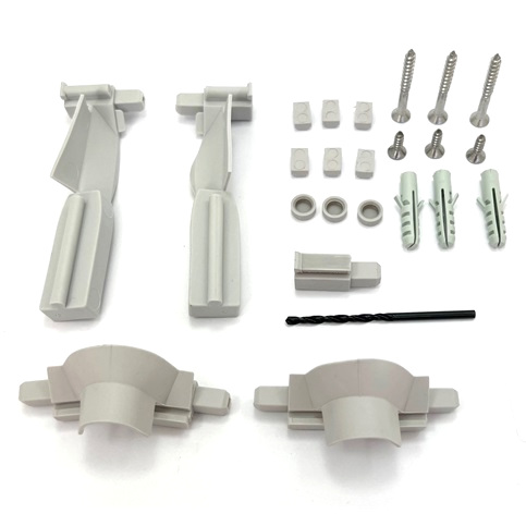 Kermi Set Montagekleinteile für Faltwand 3-flügelig auf Badewanne (V2 FW3) 2532037