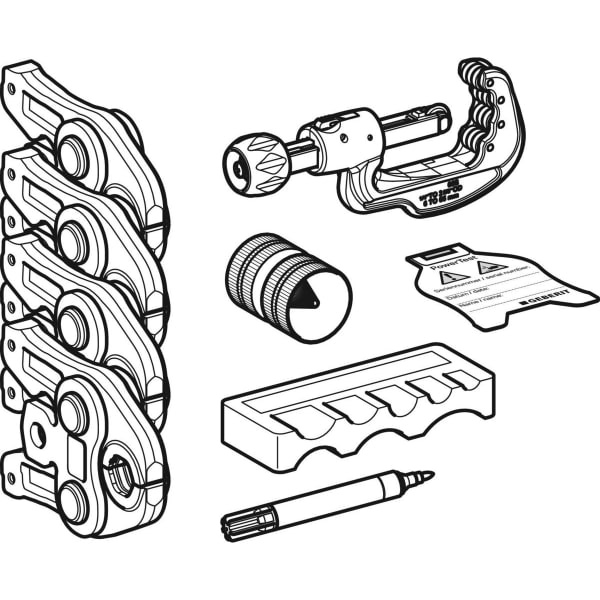 Geberit Mapress Pressbackenset d15/22-35 Geberit Kompatibilität (2) 690.233.00.1