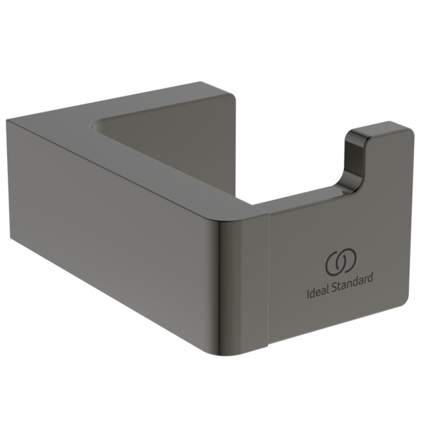 Ideal Standard Handtuchhaken Conca Cube, eckig, grau metallic T4506A5