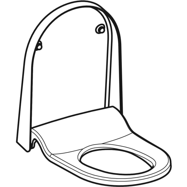 Geberit WC-Sitz und WC-Deckel zu AquaClean Sela weiß-alpin 242.810.11.1