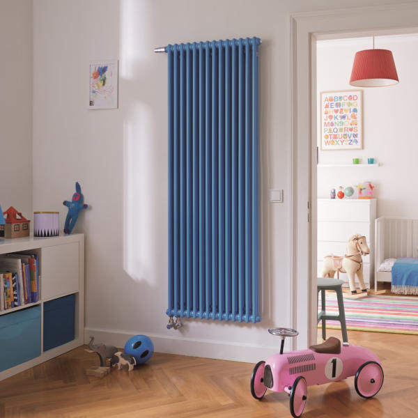Zehnder Röhrenradiator Charleston Completto 6-Säuler H: 180 L: 101,2cm, Modell 6180-22, weiß ZC164422B1C1000