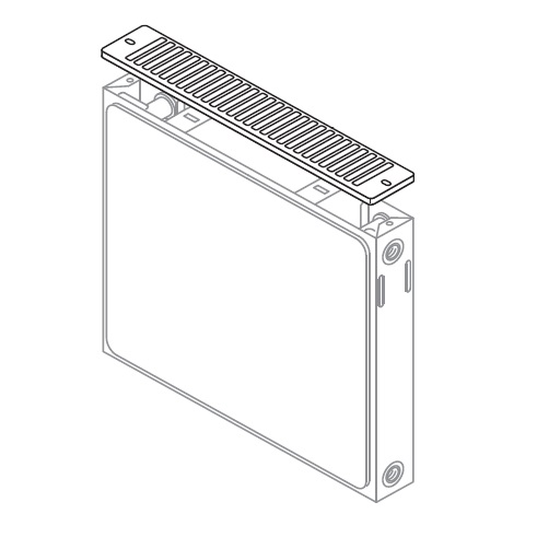 Buderus Aufsteckgitter Typ 11 Länge 3000mm für Buderus Flachheizkörper 87183401300