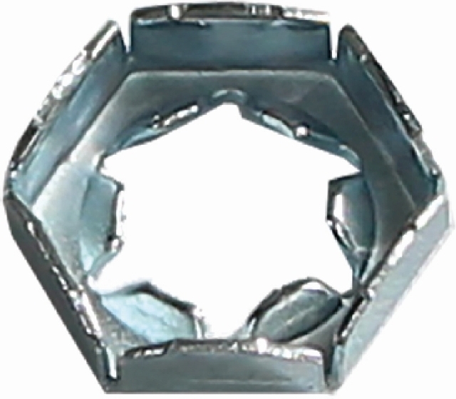 Wolf Mutter-Sechskant M6 Blech verzinkt 349064299