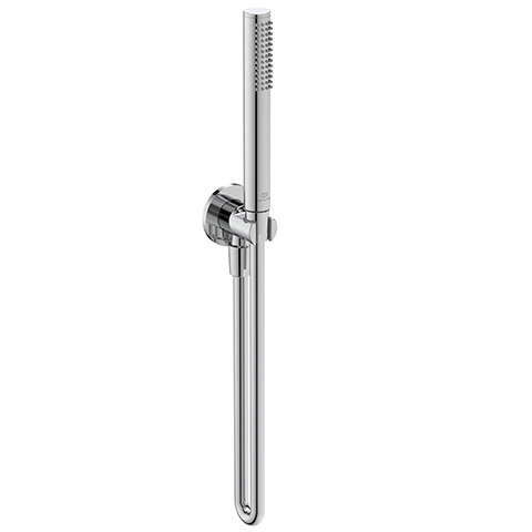 Ideal Standard Brauseset Idealrain Brauseschlauch 150cm Stick-Handbrause, UP-Anschluß und Halter chrom BC544AA