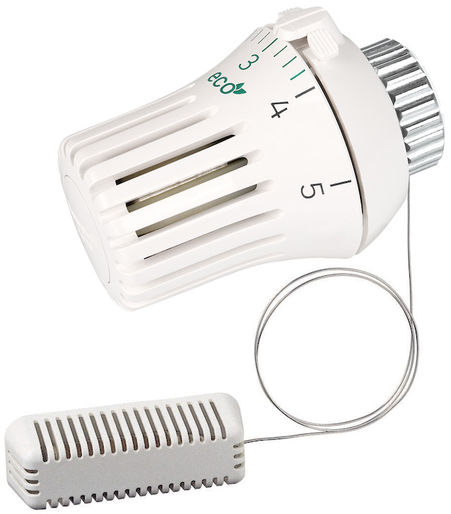 Resideo Thermostatregler Thera-30, weiß, M30x1,5mm, mit Fernfühler, 1-28 Grad C T600020W0