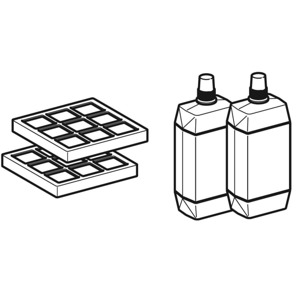 Geberit Set Aktivkohlefilter und Düsenreiniger für AquaClean 8000+ WC-Anl (2St.) 240.626.00.1