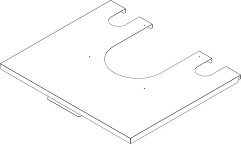 Bosch / Buderus Haube hinten CLA-1 150 8738804923