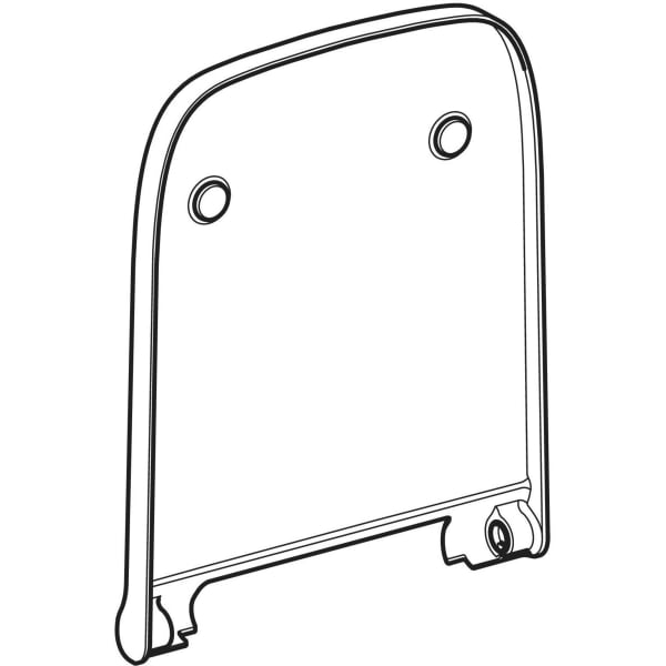 Geberit WC-Deckel für AquaClean Sela Square, weiß 245.752.01.1