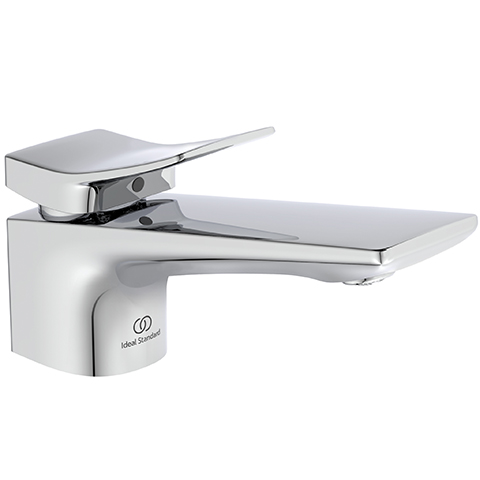 Ideal Standard Waschtischarmatur Conca, ohne Ablaufgarnitur Ausladung 132mm, chrom BC754AA