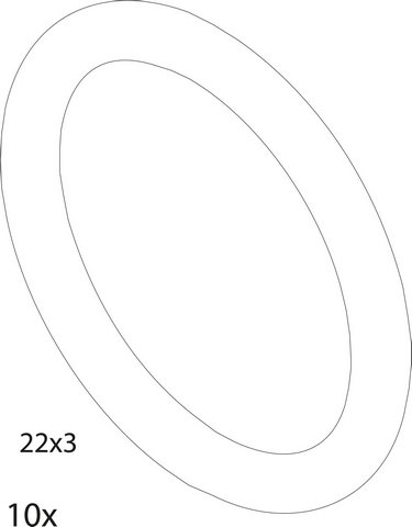 Bosch / Buderus O-Ring 22x3 EPDM 10 Stück für U154, für Pumpe/Rohre 87161067470