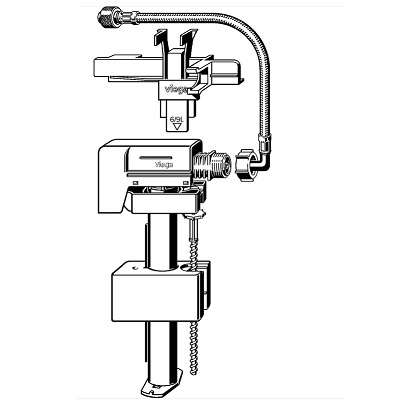 Viega Füllventilset 8310.75 in 230x120x46mm Kunststoff 718152