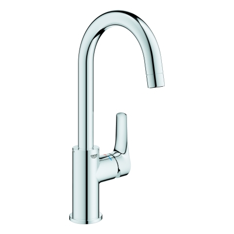Grohe Einhand-Waschtisch-Batterie Eurosmart L-Size chrom Push-open Ablaufgarnitur 23970003