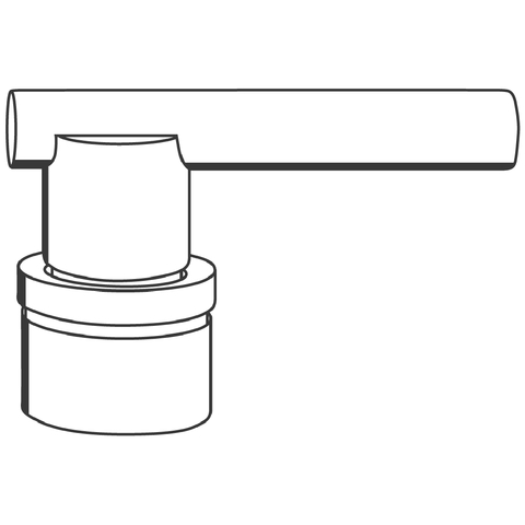 Grohe Griff Atrio Jota mit Befestigung chrom 45609000