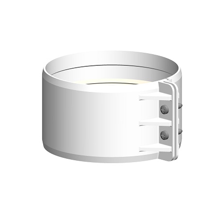 Atec PolyTwin Schelle/Verbinder DN60/100 0840